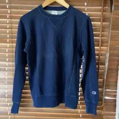 Champion リバースウィーブ インディゴ スウェット S チャンピオン