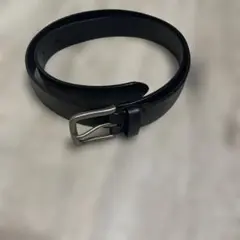 Genuine Leauther 本革ベルト 黒 シンプルデザイン