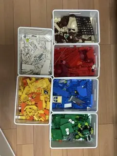 分別済み】レゴ(LEGO)大量約3kg タイヤ・黒・灰色・フィグ系 基礎板 