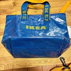 IKEA リメイクバッグ トートバッグ ブルー 青のサムネイル