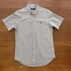 Ralph Lauren シアサッカー半袖シャツ M〜Lサイズ
