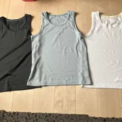 160サイズ　タンクトップ 肌着３枚セット