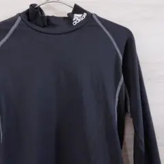 【アディダス】モックネック　トレーニング用　長袖Tシャツ　キッズ150cm