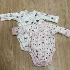 ミッフィー柄ベビー肌着2枚セット
