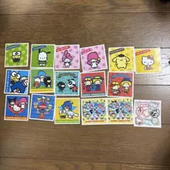 サンリオキャラクターズ シールコレクション 16枚セット キラキラシール セリア