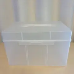 無印良品　救急箱　透明　クリア　プラスチック　収納ボックス