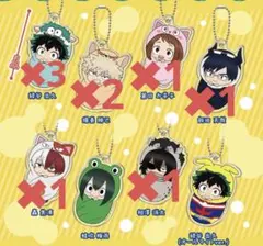 ヒロアカ　おくるみチャーム　9点セット