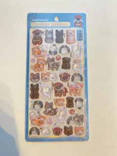 正規品　ボンボンドロップシール　和柄　日本犬