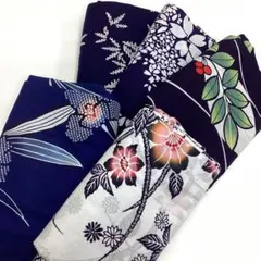 浴衣まとめ売り、夏着物、女物、リメイク素材、綿P246