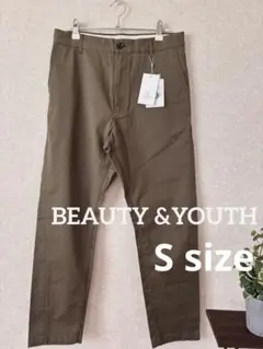 新品タグ付☆ユナイテッドアローズ☆キレイめストレートパンツ　コットン　ストレッチ