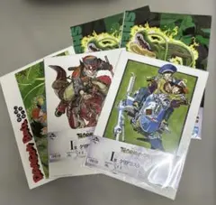新品未開封●ドラゴンボール一番くじ　 I賞クリアポスター4種5枚