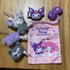 マイメロ &クロミ ぬいぐるみマスコットセット