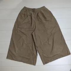 chocol raffine 茶色ブラウン コーデュロイ ガウチョパンツ