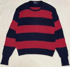 90s Polo By Ralph Lauren コットンニット ボーダー