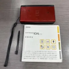【動作OK】ニンテンドーDS Lite クリムゾン-ブラック 本体 訳あり