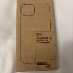 MUJI スマートフォンケース オレンジ