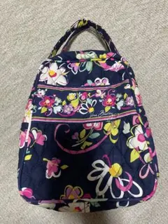 Vera Bradley ネイビー フラワーパターン バッグのサムネイル
