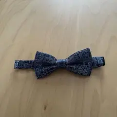 ネイビー ドット柄 蝶ネクタイ