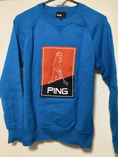 PING ゴルフ Mr.PING セーター 青色 S