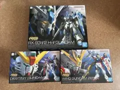 大*島様 RG ガンプラ セット 1/144 ウイングガンダムゼロEW 他　4体 大*島様 RG ガンプラ セット 1/144 ウイングガンダムゼロEW 他 4体