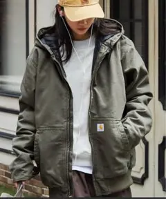 Carhartt アクティブジャケット M カーキ/ 未使用 中古・古着通販】CarHartt (カーハート) 裏サーマルアクティブ