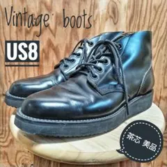 vintageboots US8 Usnavy 茶芯 vibramソール 美品のサムネイル