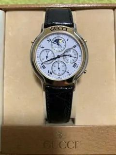 【ぶっさん】GUCCI（グッチ）腕時計 ムーンフェイズ クロノグラフ 2026年最新】グッチ ムーンフェイズの人気アイテム - メルカリ