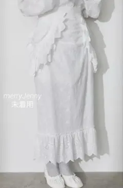 merry jenny / レースコンビドロストスカート
