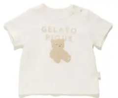 ジェラートピケ BABY ぬいぐるみワンポイントTシャツ