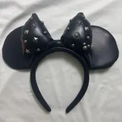 ディズニー スタッズ レザー カチューシャ