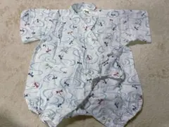 トンボ柄 ベビー甚平 70cm