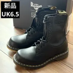 2連バックルベルト！英国製！ドクターマーチンUK6ブラック10ホール 