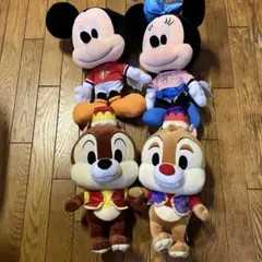 【4体セット】東京ディズニーリゾート　TDS5周年 非売品　大きめぬいぐるみ