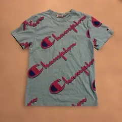 Champion ロゴプリント Tシャツ Sサイズ グレー