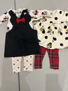 ディズニー　 ベビー服5点セット(4-6M)