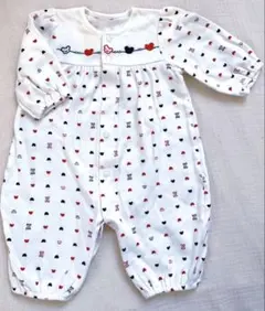 【美品】赤ちゃんの城　ドレスオール　ロンパース