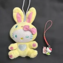 ハローキティ・カラフルバニー　ハッピーセット2011とマルちゃんコラボストラップ