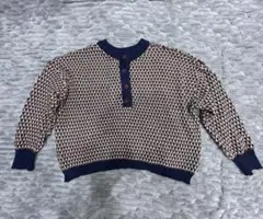 クラシカルエルフ 前後2wayニット オーバーサイズ（ネイビー・Mサイズ）