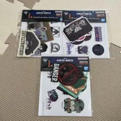 HUNTER×HUNTER 一番くじ　クリアステッカー＆フレークシール 3種