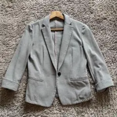 COMME CA ISM グレー テーラードジャケット Lサイズ