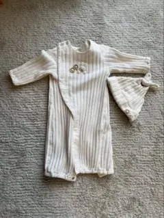 アモローサマンマ　オーガニックコットンニットキャップ　2wayドレス　セット