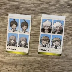 ダンガンロンパ ダイソー DAISO 証明写真風ステッカー 2種セット 狛枝など