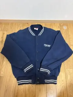Hanes スタジャン ネイビー Lサイズのサムネイル