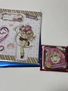 鬼滅の刃 蜜璃 バレンタイン アクリルスタンド＆ギフト缶バッジ 2点セット