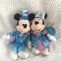 ディズニーシー　25周年　ぬいぐるみバッチ