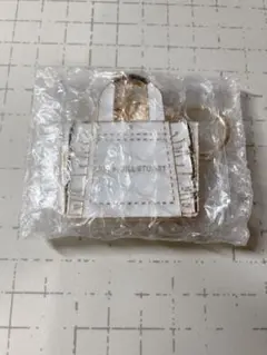 JILL by JILL STUART フリルトートメタルキーホルダー　ホワイト