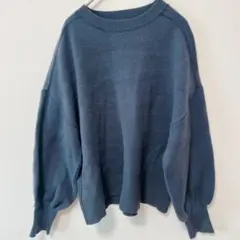 ✨美品✨hunah 【FREE】セーター グレー