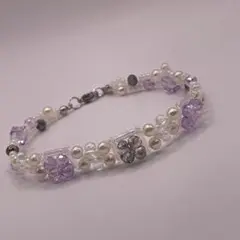 ハンドメイド ビーズブレスレット