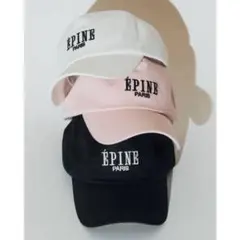 épine エピヌ ロゴ刺繍 キャップ ブラック ♥♥のサムネイル