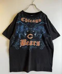 NFL シカゴベアーズ ロゴ Tシャツ US古着　L